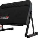 YUTRAX Universal Mount ATV Backrest, Heavy-Duty Steel Seat Frame, Adjustable Seat Back Positions, 2 Thick Cushion, Folds Down Flat When Not in Use, TX219