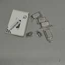 JQK Magnetic Cabinet Door Catch, Stainless Steel Closet Catches with Strong Magnetic, 1.2mm Thickness Furniture Latch 30 lbs (Pack of 4), CC101-P4