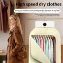 Portable Clothes Dryer Compact Mini Laundry Dryer for with Adjustable Timer Quiet Operation for Apartments RVs and Dorms