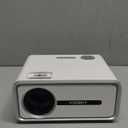 [Netflix Licensed/Dolby Audio] Smart Projector with WiFi and Bluetooth, VIZONY Native 1080P Projector with Apps Built in Netflix, Youtube, Hulu, Disney+, Portable Mini Projector for Indoor/Outdoor (White)