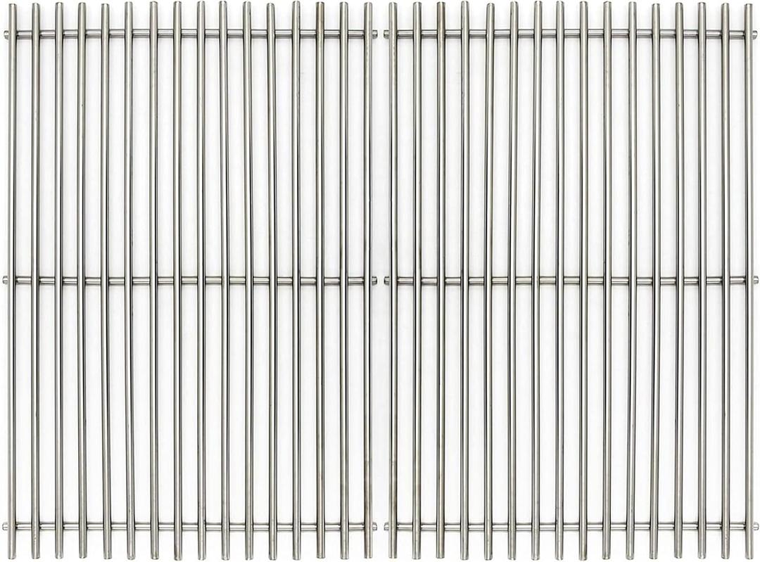 17.5" Stainless Steel 7639 Gas Grill Grates for Weber Spirit 300 Series, Spirit 700, Genesis Silver B/C, Genesis Silver B & C, Genesis Gold B & C, Genesis Platinum B & C, Genesis 1000-3500