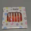 Svartur Ergonomic Crochet Hooks Set, 6 Sizes (3mm8mm), Resin Comfort Grip Handles with Aluminum Hook Tips, Smooth Lightweight Crochet Needles for Beginners & Advanced Crafters