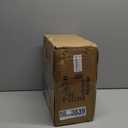 Plug in Pendant Light Hanging Lights with in Cord Mid Century Modern Gold Hanging Lamp Flower Glass Amber Vintage Dimmable Chandelier Ceiling Fixture for Living Room,Kitchen,Boho