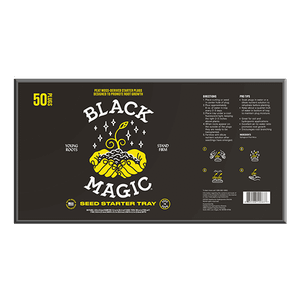 Black Magic Seed Starter Tray, 50 Plugs