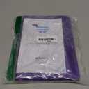 Merchandise Bags Purple Color 100 Count 9"x12" Size 1.5Mil With Handles