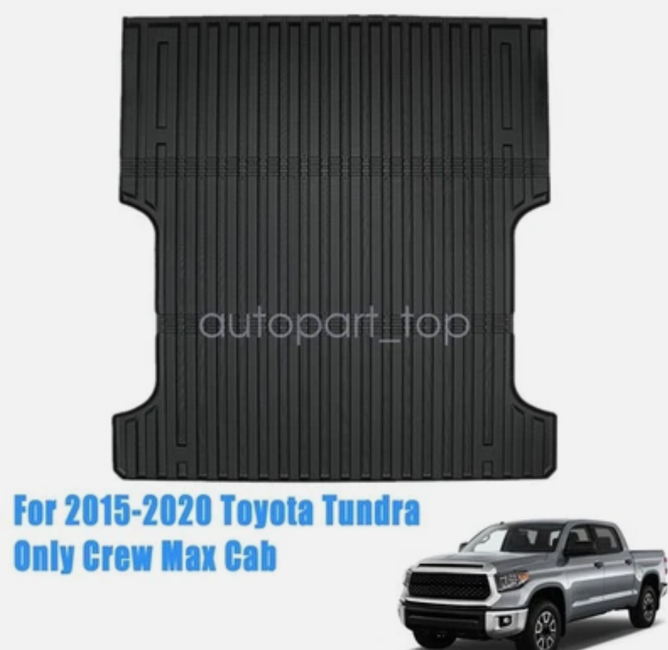 Truck Bed Mat Compatible with 2022-2024 Toyota Tundra 5.5 FT Truck Bed Liner TPE Cargo Liner Replacement for 2022 2023 2024 Toyota Tundra Accessories (5.5FT Bed Mat)
