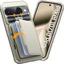 oupeigar for Google Pixel 10 Pro Case with Card Holder & RFID Blocking & Sliding Camera Cover & Kickstand Non-Slip Full-Body Shockproof Wallet Phone Case for Pixel 10 Pro (Titanium Glod)