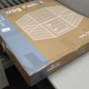 NEWBULIG Dog Playpen 8 Panels 32" Height Foldable Heavy Duty Metal Dog Exercise Playpen Puppy Fence for Indoor Outdoor Yard (Jet Black)