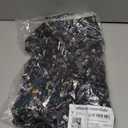 Amazon Essentials Women's Cap Sleeve Boat-Neck Faux Wrap Dress (Large, Black Ditsy Floral)