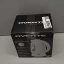 OVENTE Electric Kettle, 1.7L Fast Boiling Water Heater for Coffee or Tea, BPA Free with Water Level Gauge, Auto Shut-Off, Boil-Dry Protection, Indicator Light and Removable Filter, White KP72W