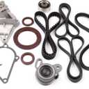 Timing Belt Kit w/Water Pump Fit for Hyundai for Accent 1.6L 2001 2002 2003 2004 2005 2006 2007 2009 2010 2011 Replace Timing Belt OEM - TS26282 (Incomplete)
