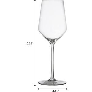 NutriChef Crystal Wine Glasses - 2 Elegant Tall Red and White Wine Clear Stemmed Glass Drinkware, Seamless Bowl, 100% Lead-Free, Dishwasher Safe, for Wine Enthusiasts (Pack of 2)