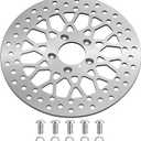 11.8'' Thickness 0.27'' Rear Brake Rotor Compatible with Harley Davidson Electra Glide, Road King, Road Glide, Street Glide, Tri Glide, Performance Superior Heat Dissipation, Stainless Steel Disc Rotors