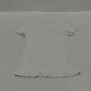 Women's Crewneck Short Sleeve Slim Fitted T-Shirt Solid Basic Tee Stretchy Casual Top, S, White