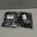 100Pcs Nylon Universal Cable Tie Buckle, Heavy Duty Self-Locking Nylon Zip Ties Holder, Multipurpose Plastic Cable Ties Buck for Car Daily Repair, home, and cable management (Black)