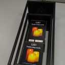 MATAHUM Modern Farmhouse Lanterns Decorative Indoor & Outdoor, 17" 13" Set of 2 Black Vintage Lantern with Flameless Candles, Metal Christmas Lantern Decor for Room, Porch, Mantle, Patio, Home Decor