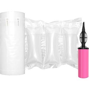 Air Pillows for Shipping with Pump Packaging Air Bags 400 Count Inflatable Shipping Supplies Box Filler Packing Materials Alternative to Packing Peanuts, Purse Stuffers for Shape 3.54" x 7.87"