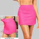 Tempt Me Women High Waisted Swim Skirt - Bathing Suit Bottoms Tummy Control Swimsuit Skirt with Pocket 2025 (XL)