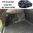 Cargo Mat Compatible with 2018-2026 Volvo XC60 Trunk Mat (and Rear Left and Right Side Panels) Cargo Liners for XC 60 All Weather Anti-Slip