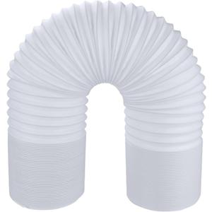 Little World 5.9" Diameter Anti-Clockwise Thread Portable Air Conditioner Hose, 80" Length AC Exhaust Hose Compatible