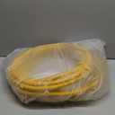 37Ft 1/2'' Professional CSST Gas Line, Contractor-Grated Flexible Gas Pipe with 2PCS Brass Fittings for Commercial Underground Rapid Installations, Gas Flex Line for Outdoor Cooking & RV Conversions