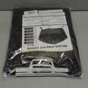 Sunnydaze 40-Inch Fire Pit Cover Round - Outdoor Fire Pit Cover - Weather-Resistant PVC with Drawstring Closure - Durable Protection for All Seasons - Black