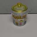 Silver Buffalo Peanuts Squad Featuring Charlie Brown, Snoopy, Schroeder, Lucy, Linus, Sally, Pigpen, Woodstock, and Franklin Glass Cookie Snack Candy Jar with Lid (Small)