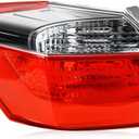 Tail Lights Outer Compatible with 2013 2014 2015 Honda Accord LX EX Sport Sedan 4 Door Halogen Type Brake Rear Lamp Taillights Replacement for 33550T2AA01 HO2804101