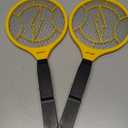 DEVOGUE® Pack of 2 Electric Fly Swatter Bug Zapper Operated with 2 * AA Batteries Flies Killer Indoor & Outdoor Pest Control Mosquito Zapper and Insect Catcher Racket (Packing May Varies)