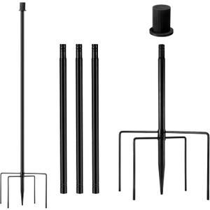 Smart Automatic Bird Feeder Pole Stand Compatible with Fsnap Birdfeeder 60 Inches Black Metal Birdhouse Pole for Outdoors Garden Wild Birds Feeding Station Watching Smart Automatic Bird Feeder Pole Stand Compatible with Fsnap Birdfeeder 60 Inches Black Metal Birdhouse Pole for Outdoors Garden Wild Birds Feeding Station Watching