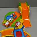 Marstone Toddler Toys for 1 2 Year Old Boys and Girls Gifts: Educational Elephant Slide with 4 Animal Car Toys for Baby 12-18 Months, First Birthday Gifts for Kids, Learning Push Truck Tracks Age 1-2