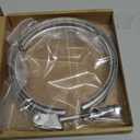 5 Inch Quick Release V Band Clamp Stainless Steel 304 V-Band Bolt Clamp for Exhaust Pipe Flanges