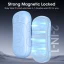 OLV Hand Warmers Rechargeable 2 Pack Strong Magnetic 18Hrs Longer Heating Portable Pocket-Sized Hand Warmer 6000mAh USB Hot Heater Birthday Gifts for Men Women Camping,Golf,Hunting,Travel Essentials