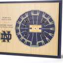 YouTheFan NCAA Notre Dame Fighting Irish 5 Layer StadiumView Wall Art, 13"L x 0.6"W