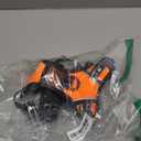 PHOEPET No Pull Dog Harnesses for Small Dogs Reflective Adjustable Front Clip Vest with Handle 2 Metal Rings 3 Buckles [Easy to Put on & Take Off] (S, Orange)