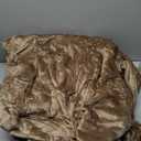 ceamorfco Heated Blanket Electric Throw 72" x 84" Full Size with 8 Heating Levels 10 Hours Time Setings and Auto-Shut Off, Flannel Fast-Heating Electric Blanket, Machine Washable ETL Certified, Brown