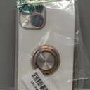 Hython for iPhone 13 Case with Ring Stand [360Rotatable Ring Holder Magnetic Kickstand] [Plated Rose Gold Edge] Slim Soft TPU Cover Luxury Protective Phone Case for Women Men, White