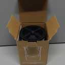 Clear Ice Cube Maker, 2.5 Inch Stainless Steel Crystal Large Clear Ice Ball Maker, Silicone Ice Cube Mold for Cocktails, Drinks & Bourbon, Whiskey Gifts for Men (1 Pack)