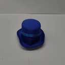 Satin Sleek Top Hat (blue) Party Accessory (1 count)