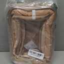 OCHEAL Clear Makeup Bag, Double Layer Cosmetic Bag, Large Capacity Minimalist Cosmetic Case for Women Travel Beauty Essentials, Multiple Compartments Makeup Case Organizer Zipper Pouch -Rose Glod