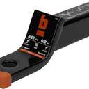 bROK Products 32960 Ball Mount 2"x2"Drop, 1" Ball, Black Powdercoat