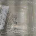 Geelin 8 Pack Acrylic Buffet Risers - 3 to 10 Inch Decorative Cube Boxes, Display Stands with Hollow Bottoms for Food Jewelry Table Display Supplies(White, Flat)