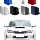 Car Front Bumper Tow Hook Cover Compatible with Subaru Impreza WRX STi 2011 2012 2013 2014 Trailer Cover Cap 57731FG330 Small Lid Towing Eye Cap Cold Ice Silver Right Passenger Side