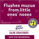 6 x Little Remedies Sterile Baby Saline Nasal Spray and Drops, Safe for Newborns to Relieve Stuffy and Dry Noses, 1 Fl Oz