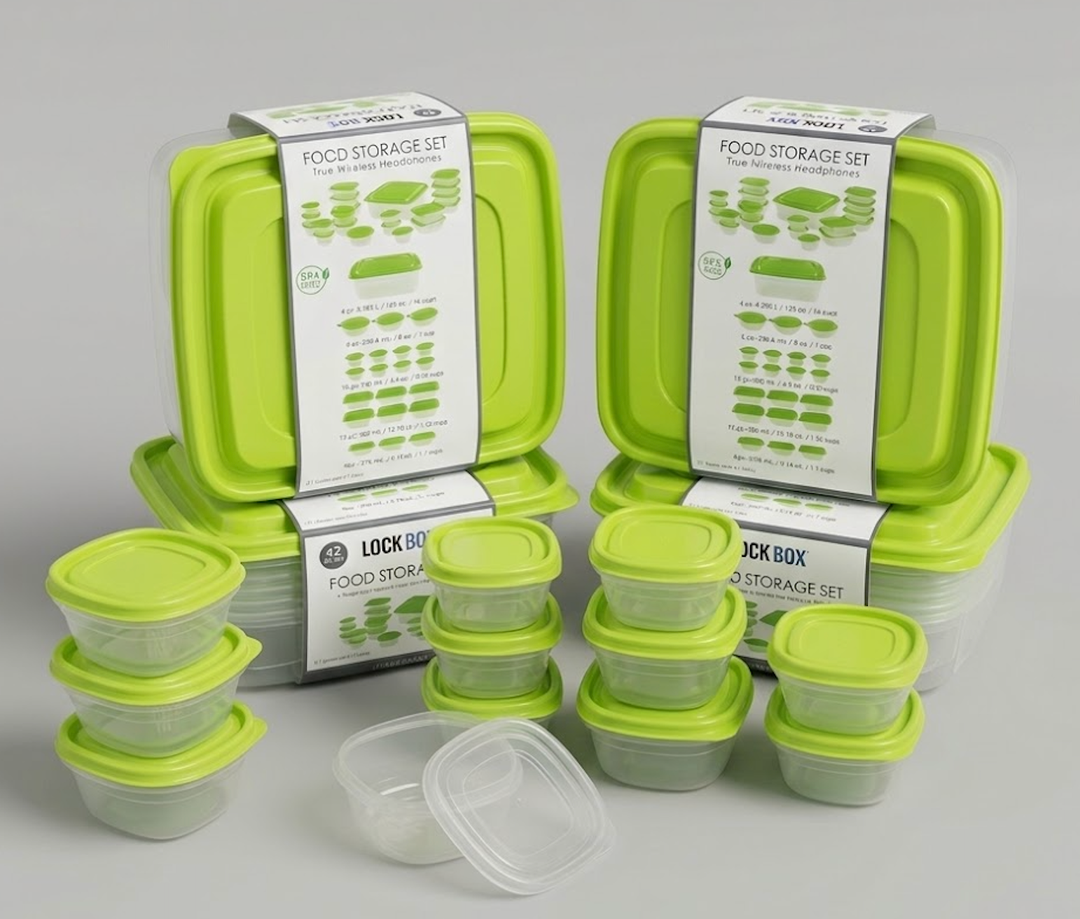 Lock box 42PC Food Storage Set