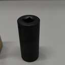 TIGHTSPOT 1/2 Inch Drive - 25 mm Deep Impact Socket with Anti-Rounding 6 Point Design, Heat-Treated CRV Steel, Metric