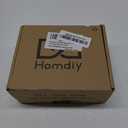 homdiy 15 Pack Brushed Nickel Cabinet Pulls 3 Inch Handles Stainless Steel Cabinet Hardware for Kitchen and Bathroom Cabinets, 5 Inch Overall Drawer Pull (3in hole centers)