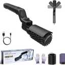 Electric Grill Cleaning Brush,Rechargeable 3-Speed Powerful Grill Brush,Waterproof Design, 180 Adjustable Stainless Steel Replaceable Brush Head,Specially Designed for Outdoor Camping and Barbecuing