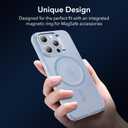 ESR for iPhone 14 Pro Case, Compatible with MagSafe, Military-Grade Protection, Resists Yellowing and Scratches, Magnetic Phone Case for iPhone 14 Pro, Zero Series, Frosted Blue