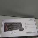 Redragon S156 Wireless Keyboard and Mouse with Tri-Mode, Mechanical Feel Keyboard and 4800 DPI 61G Ultra-Light Gaming Mouse, RGB Backlit, 4 Macro Keys, Long Battery Life for PC, Mac, Ideal for Gamer